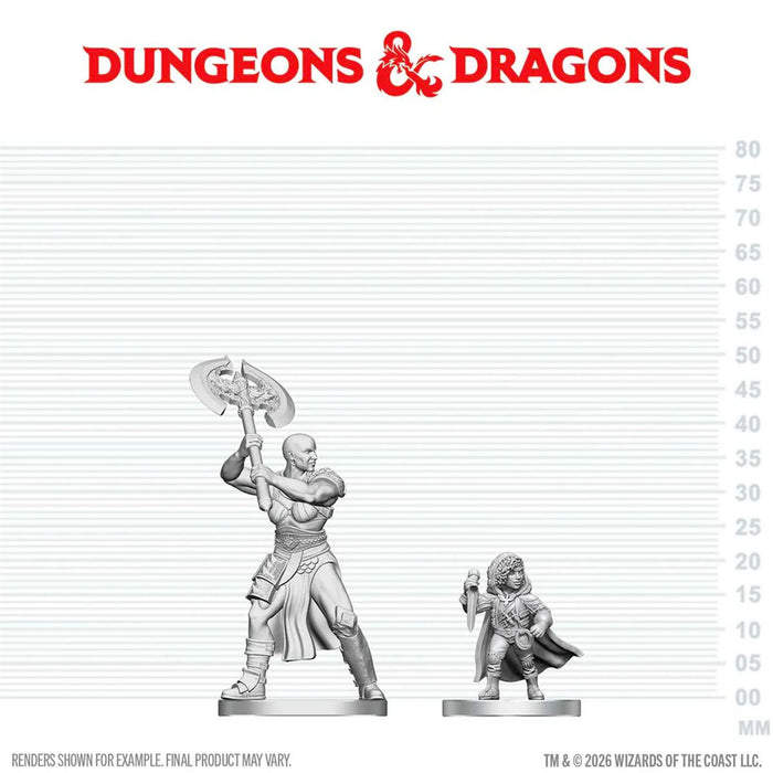 Goliath Barbarian & Halfling Rogue | Nolzur's Marvelous Miniatures | Dungeons & Dragons RPG