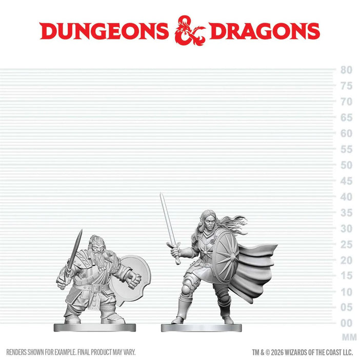 Dwarf Fighter & Orc Paladin | Nolzur's Marvelous Miniatures | Dungeons & Dragons RPG