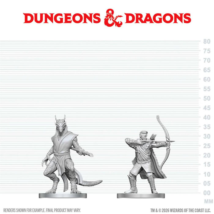 Elf Ranger & Dragonborn Monk | Nolzur's Marvelous Miniatures | Dungeons & Dragons RPG