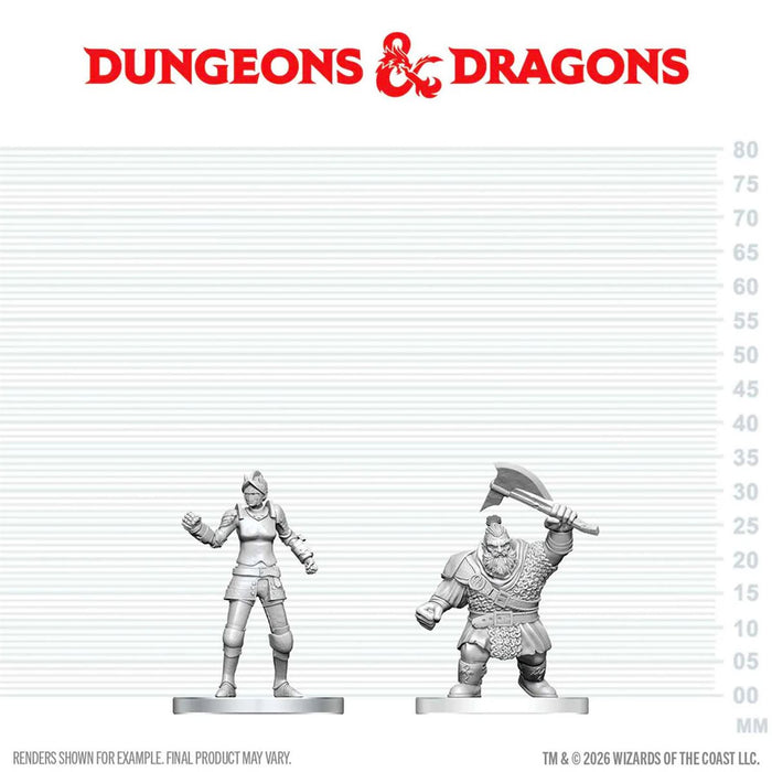 Cultist of Bane & Dwarf Zhentilar Soldier | Nolzur's Marvelous Miniatures | Dungeons & Dragons RPG