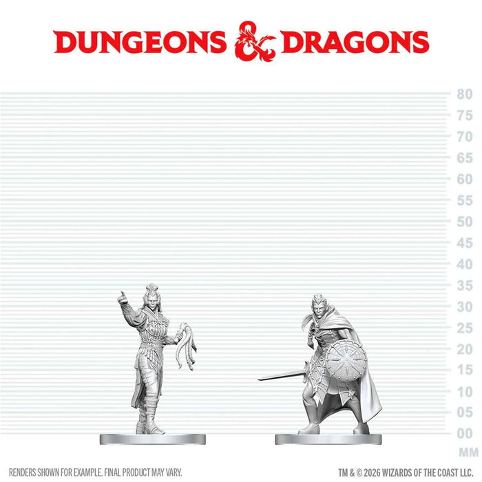 Drow Elite Warrior & Drow Priestess of Lolth | Nolzur's Marvelous Miniatures | Dungeons & Dragons RPG