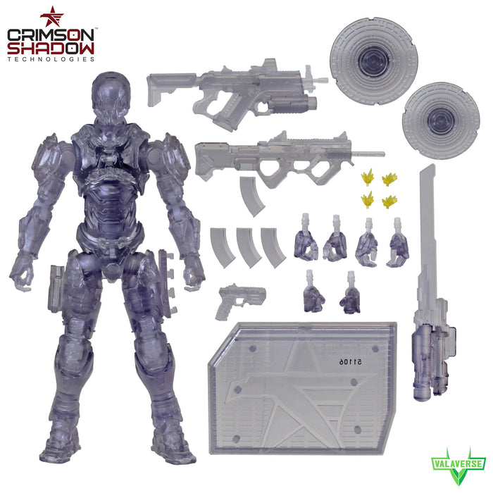 Action Force Crimson Shadow Technologies Praetorian Wraith 2.0 (Exclusive) | 1/12 Scale Action Figure | Valaverse