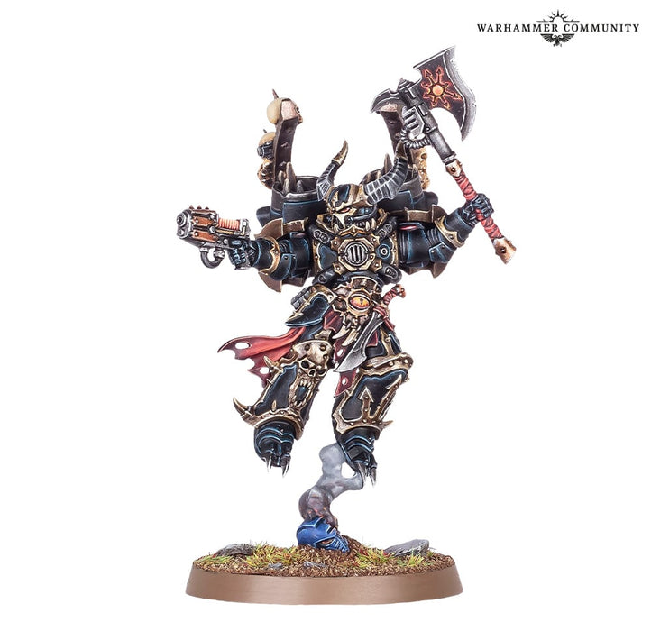 CHAOS SPACE MARINES: CHAOS LORD WITH JUMP PACK