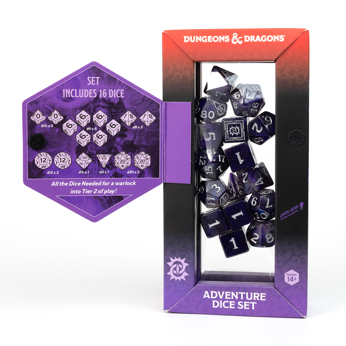 DND ADVENTURE DICE BUNDLE - WARLOCK