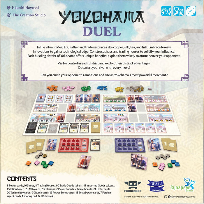 Yokohama Duel | Boardgame | OKAZU Brand