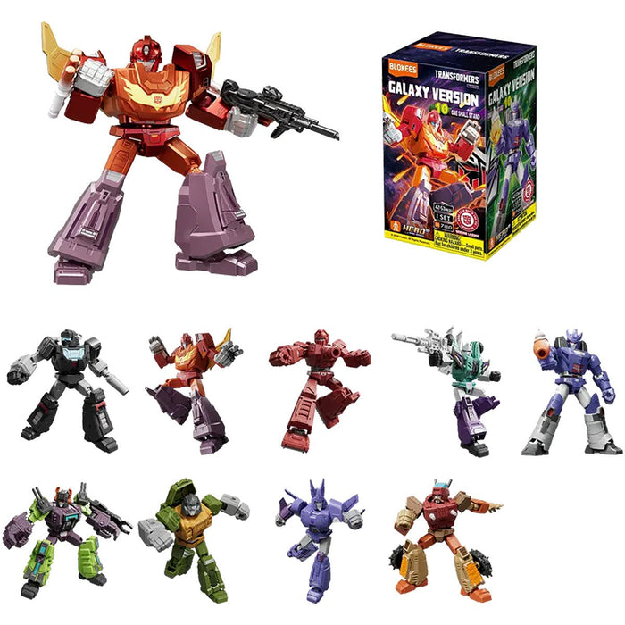 Transformers Galaxy Version 10 Transformers: The Movie 3 Sixshot | Model Kit | Blokees