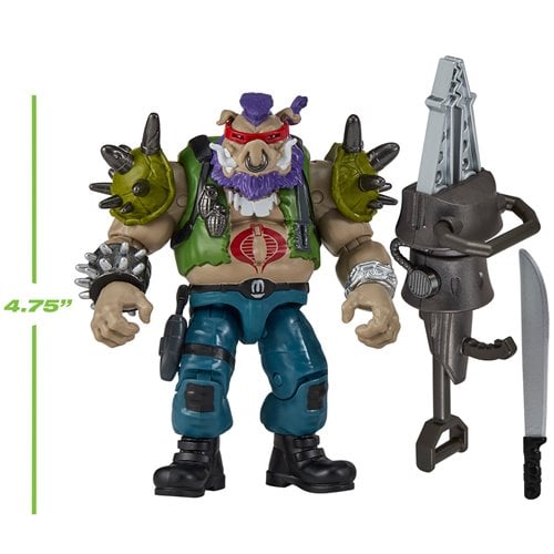[PREORDER] Teenage Mutant Ninja Turtles x G.I. Joe Bebop x Ripper | Action Figures | Playmates