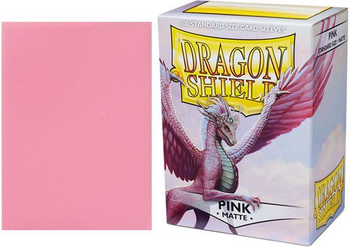 Dragon Shield: Matte Card Sleeves (100): Pink
