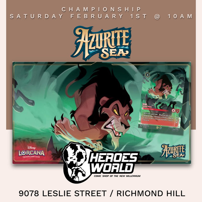 Disney Lorcana: Azurite Sea Set Championship