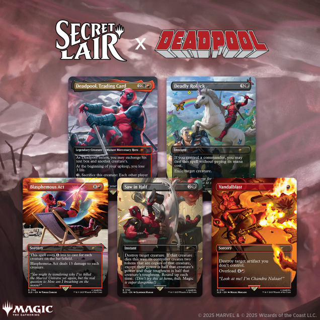 MTG: Secret Lair x Marvel's Deadpool (NON-FOIL)