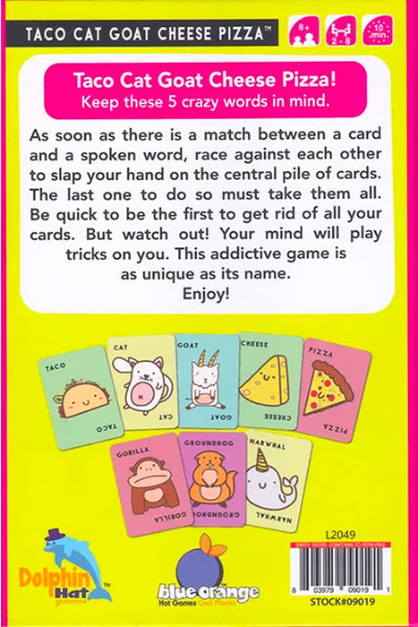 Taco Cat Goat Cheese Pizza | Boardgame | Outset Media