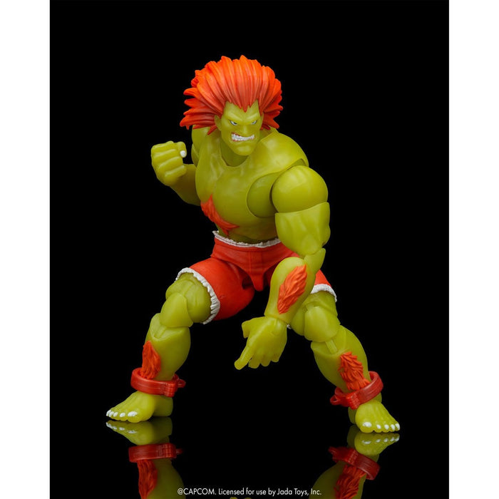 Ultra Street Fighter II Blanka Glow-in-the-Dark (Entertainment Earth Exclusive) | Action Figure | Jada Toys