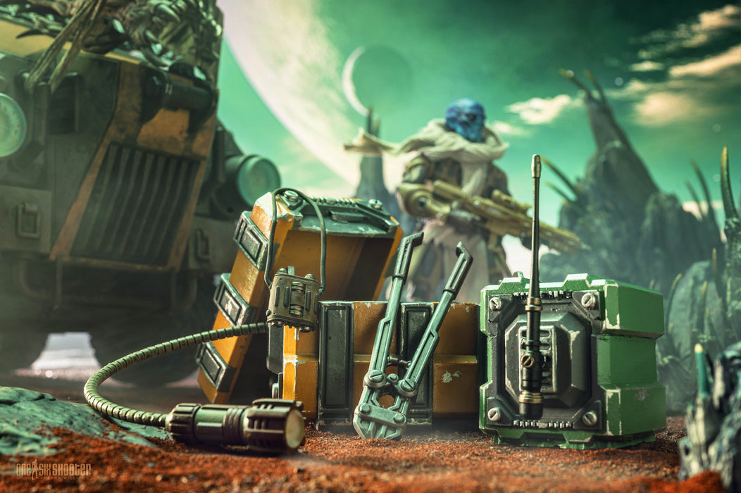 [PREORDER] Wasteland Survival Set (OxKrewe - Book Two, Harrow Zone) | Cosmic Legions Action Figure | Four Horsemen