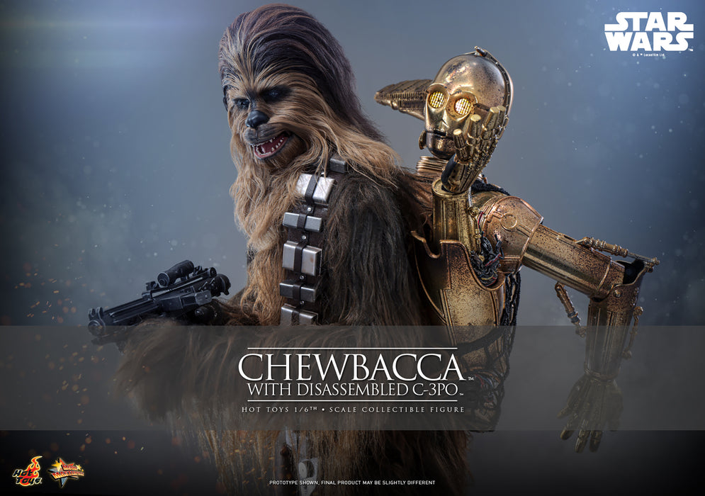 [PREORDER]  Chewbacca™ with Disassembled C-3PO™ Sixth Scale Figure