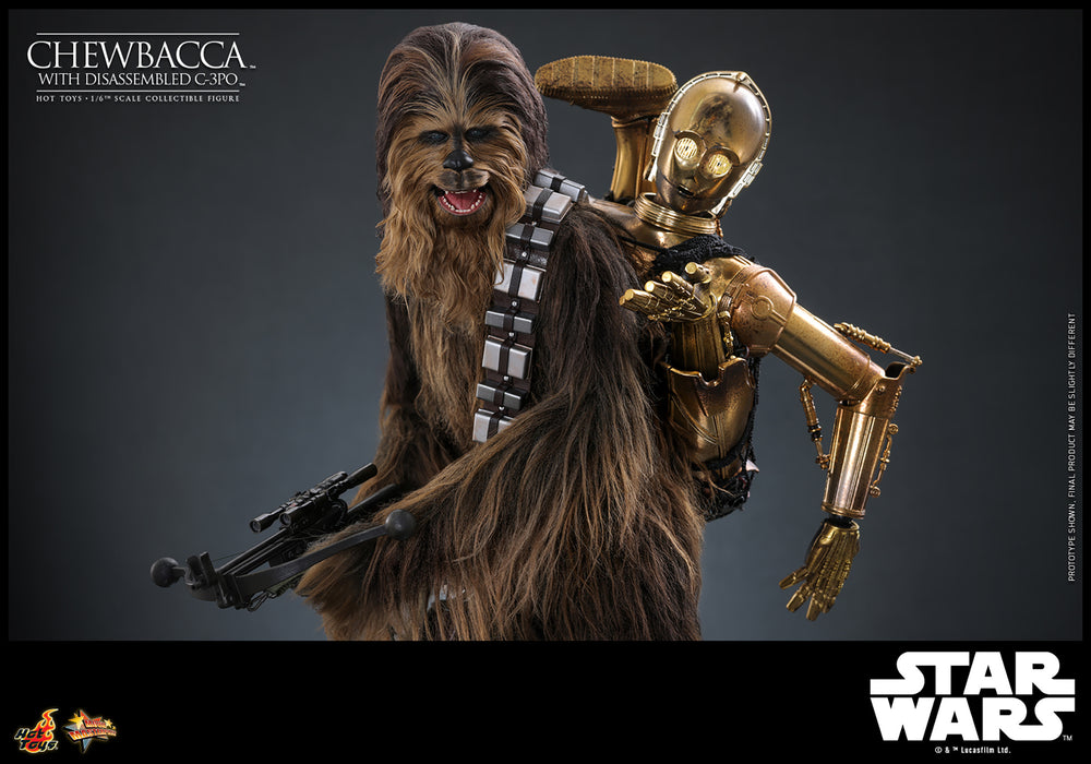 [PREORDER]  Chewbacca™ with Disassembled C-3PO™ Sixth Scale Figure