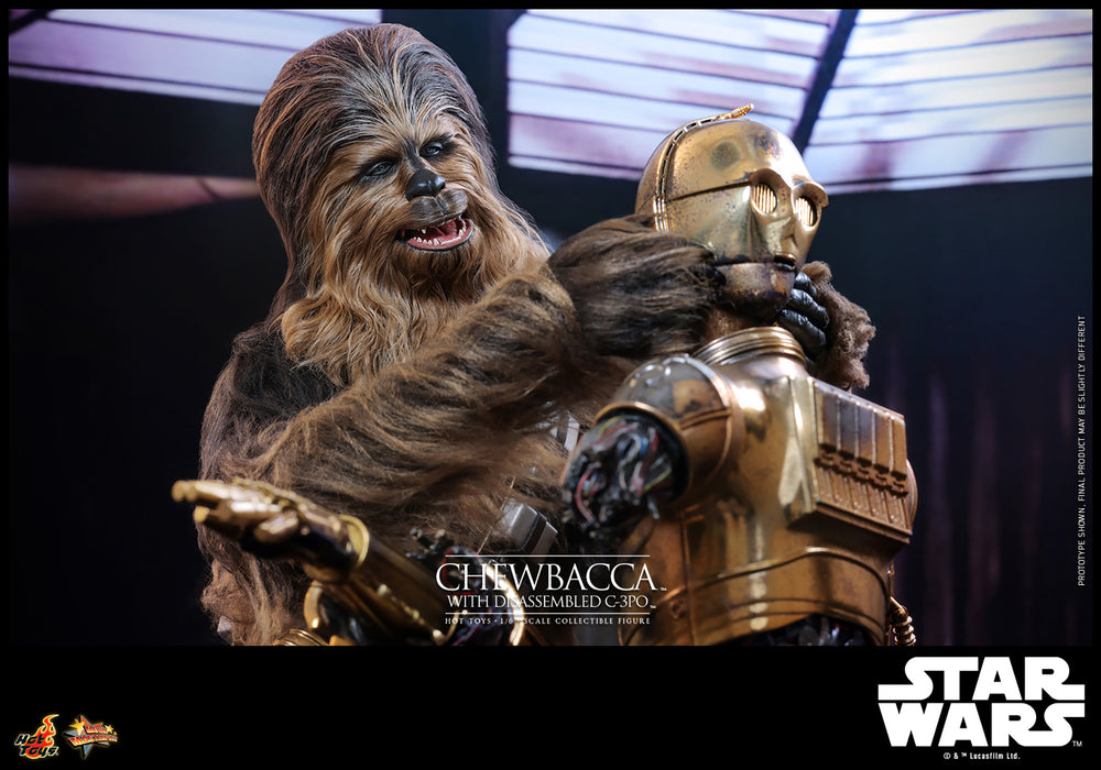 [PREORDER]  Chewbacca™ with Disassembled C-3PO™ Sixth Scale Figure