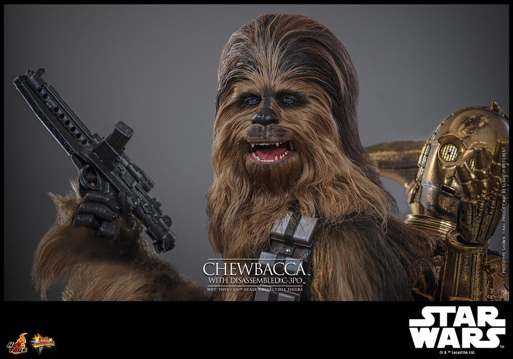 [PREORDER]  Chewbacca™ with Disassembled C-3PO™ Sixth Scale Figure