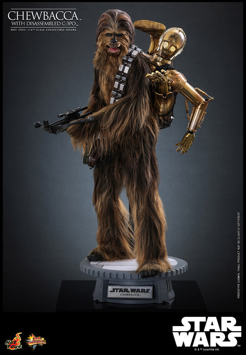 [PREORDER]  Chewbacca™ with Disassembled C-3PO™ Sixth Scale Figure