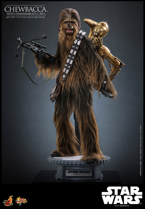 [PREORDER]  Chewbacca™ with Disassembled C-3PO™ Sixth Scale Figure