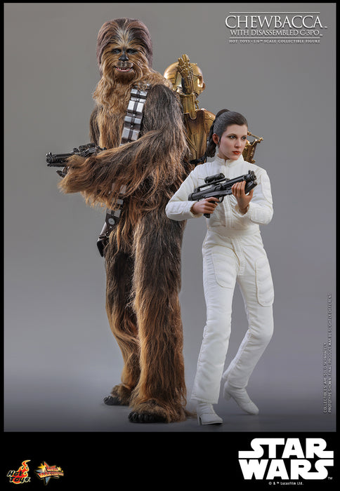 [PREORDER]  Chewbacca™ with Disassembled C-3PO™ Sixth Scale Figure