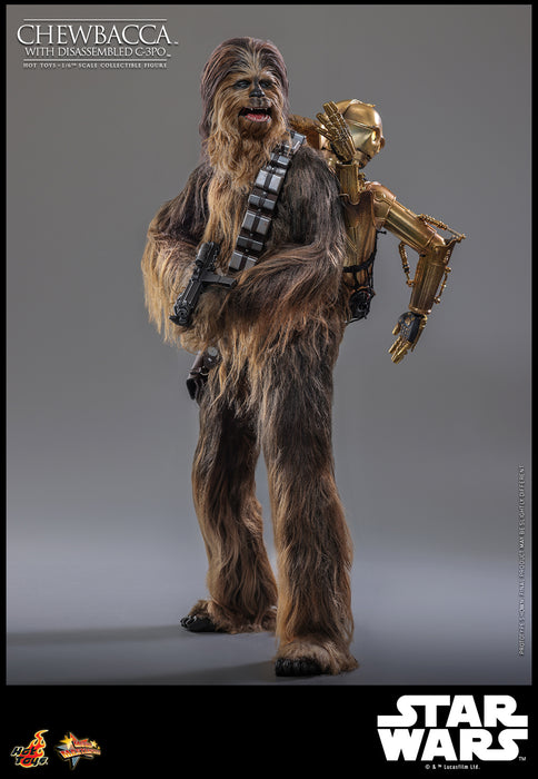 [PREORDER]  Chewbacca™ with Disassembled C-3PO™ Sixth Scale Figure