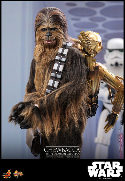 [PREORDER]  Chewbacca™ with Disassembled C-3PO™ Sixth Scale Figure