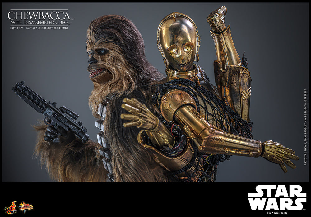 [PREORDER]  Chewbacca™ with Disassembled C-3PO™ Sixth Scale Figure