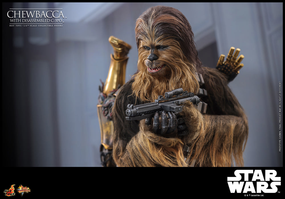 [PREORDER]  Chewbacca™ with Disassembled C-3PO™ Sixth Scale Figure