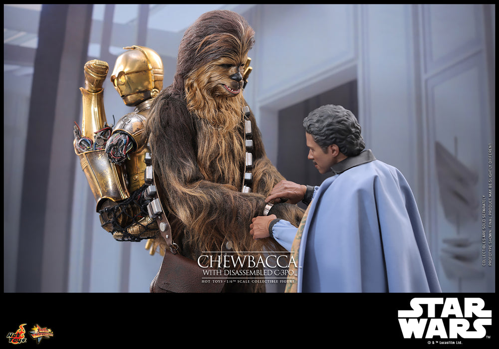 [PREORDER]  Chewbacca™ with Disassembled C-3PO™ Sixth Scale Figure