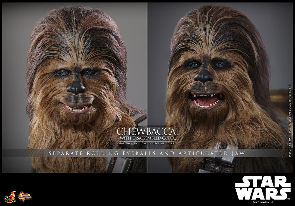 [PREORDER]  Chewbacca™ with Disassembled C-3PO™ Sixth Scale Figure