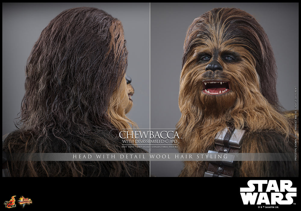 [PREORDER]  Chewbacca™ with Disassembled C-3PO™ Sixth Scale Figure