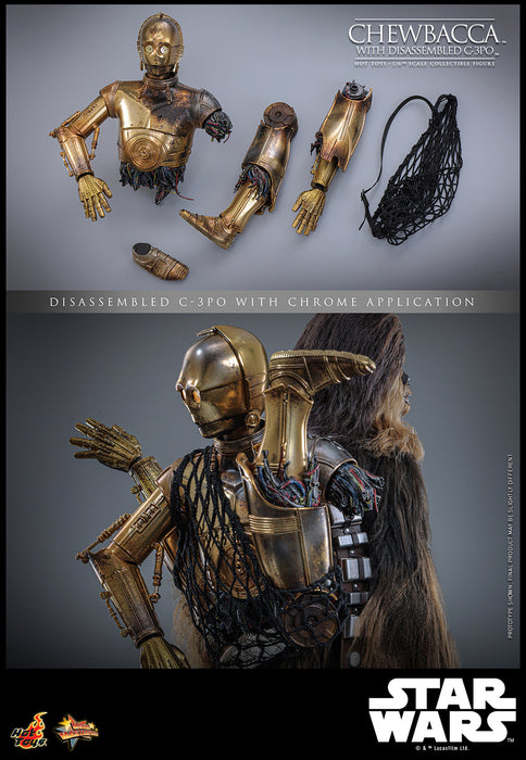 [PREORDER]  Chewbacca™ with Disassembled C-3PO™ Sixth Scale Figure