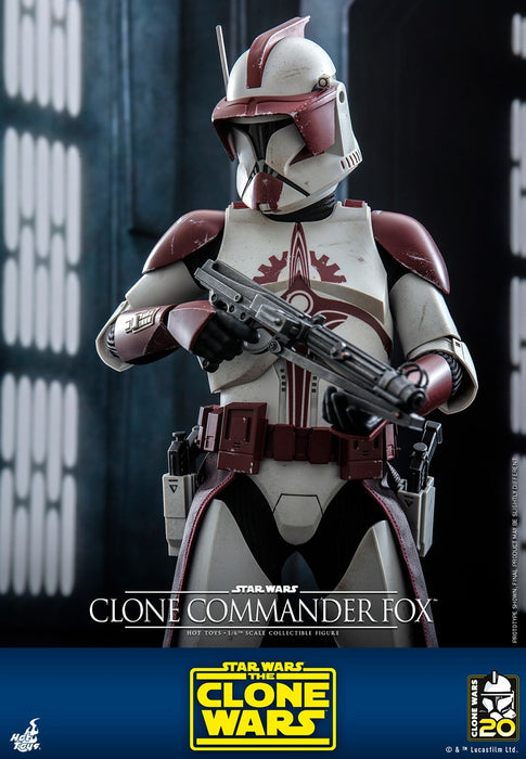 CLONE COMMANDER FOX Hot Toys Sixth Scale Premium Figure (The Clone Wars)