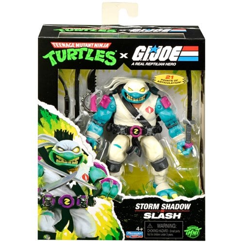 [PREORDER] Teenage Mutant Ninja Turtles x G.I. Joe Slash x Storm Shadow | Action Figures | Playmates