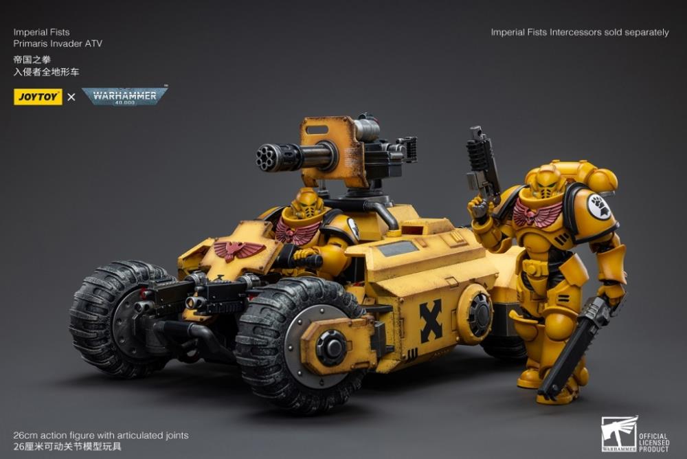 Imperial Fists Primaris Invader ATV 1/18 Scale Vehicle (Joy Toy)