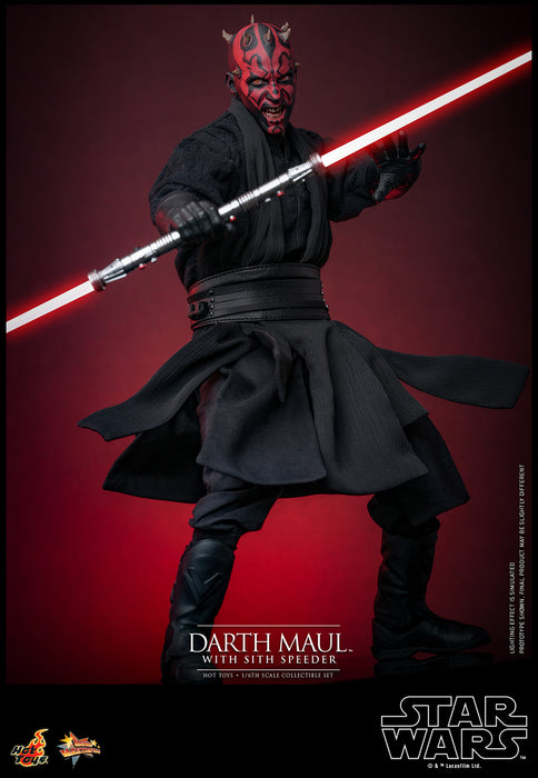 [PRE-ORDER] Darth Maul with Sith Speeder Sixth Scale Figure Set