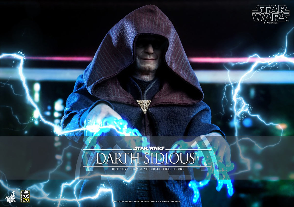 Darth Sidious Clone Wars Sixth Scale Hot Toys | Heroes World