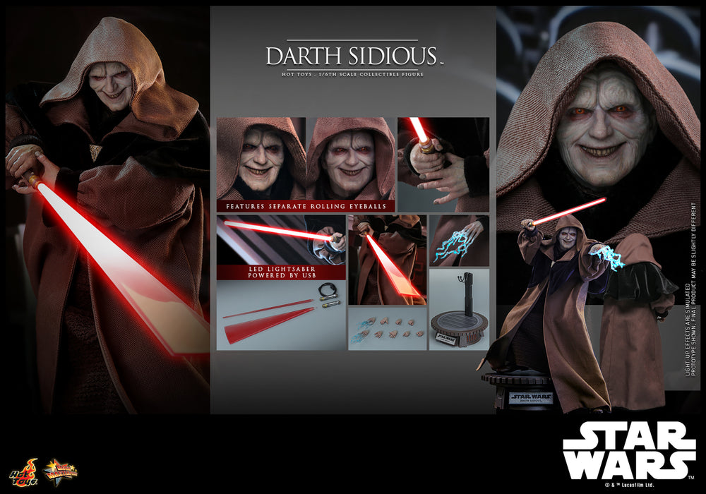 [PRE-ORDER] Darth Sidious™ Sixth Scale Figure