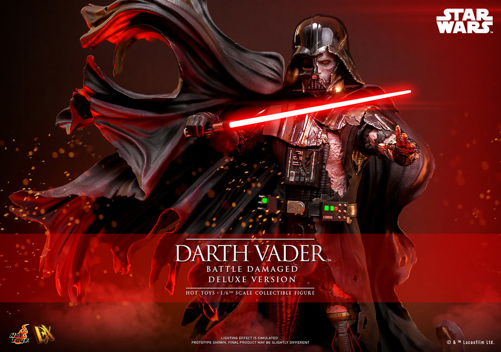 Darth Vader (Battle Damaged) Deluxe Version | Sixth Scale Figure