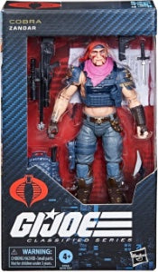 G.I. Joe 6" Classified Series Dreadnok Zandar | Action Figure | Hasbro