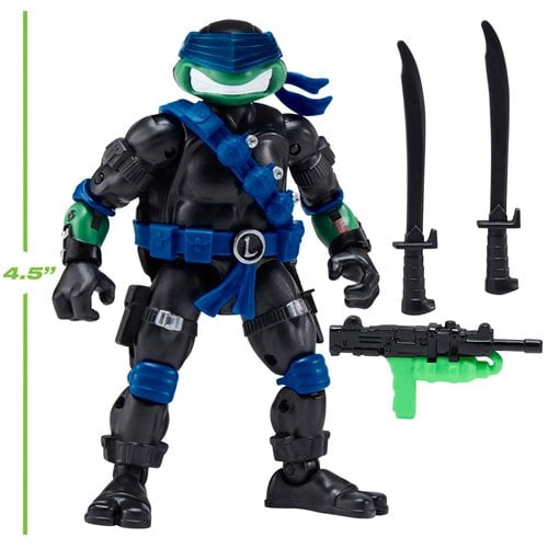 [PREORDER] Teenage Mutant Ninja Turtles x G.I. Joe Leonardo x Snake Eyes | Action Figures | Playmates