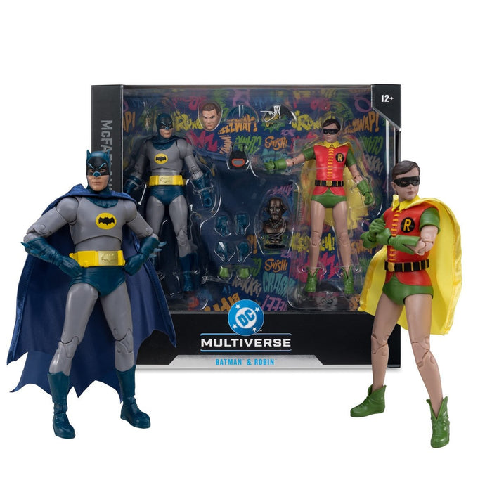 DC Multiverse Batman and Robin Batman Classic TV Series McFarlane Collector Edition #5 | 7-Inch Action Figure 2-Pack | McFarlane