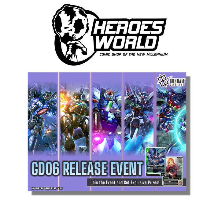 GUNDAM CARD GAME GD06 Booster Pack Release Event | Saturday October 31st @ 10:00am