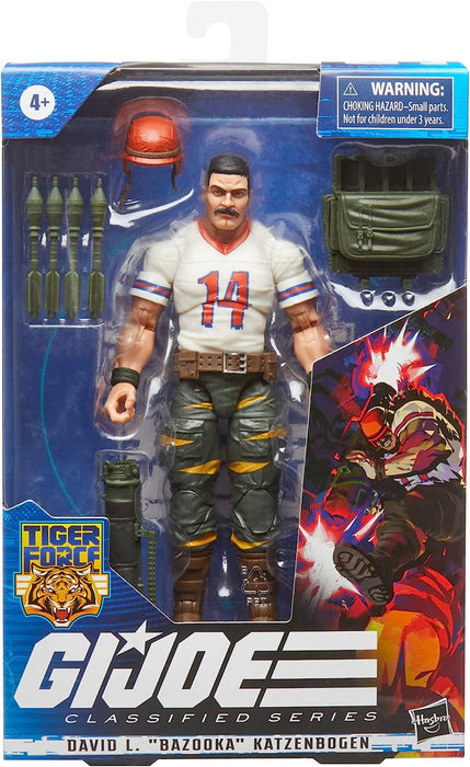 G.I. Joe Classified 6 Inch Action Figure Tiger Force Exclusive - David L Bazooka Katzenbogen #54