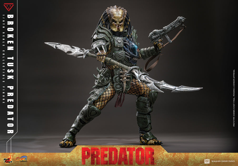 [PREORDER] Broken Tusk Predator | Sixth Scale Action Figure | Hot Toys