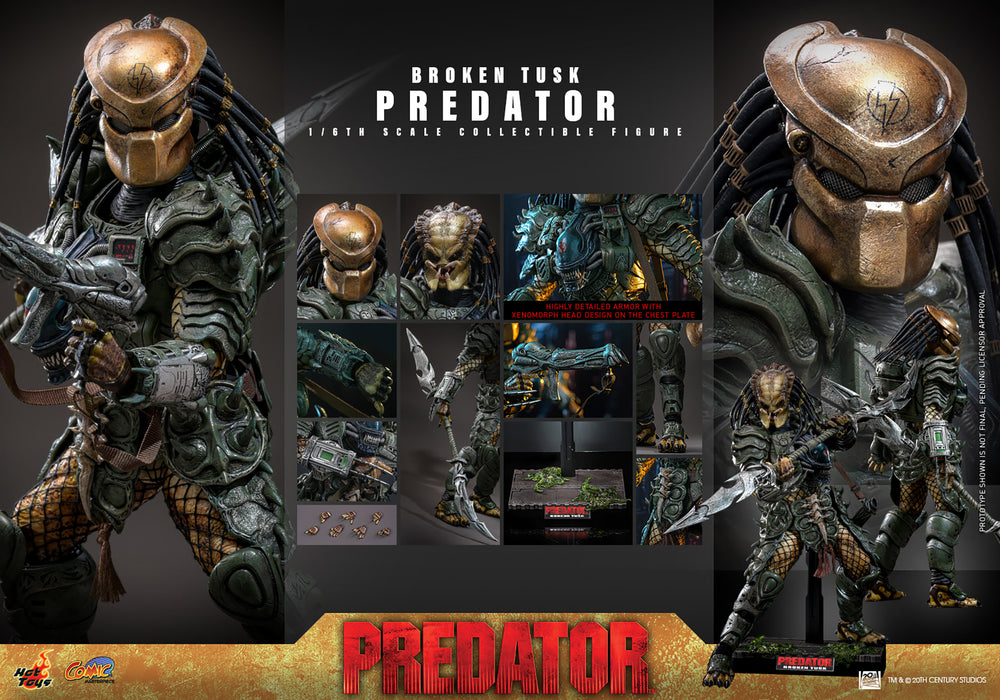 [PREORDER] Broken Tusk Predator | Sixth Scale Action Figure | Hot Toys