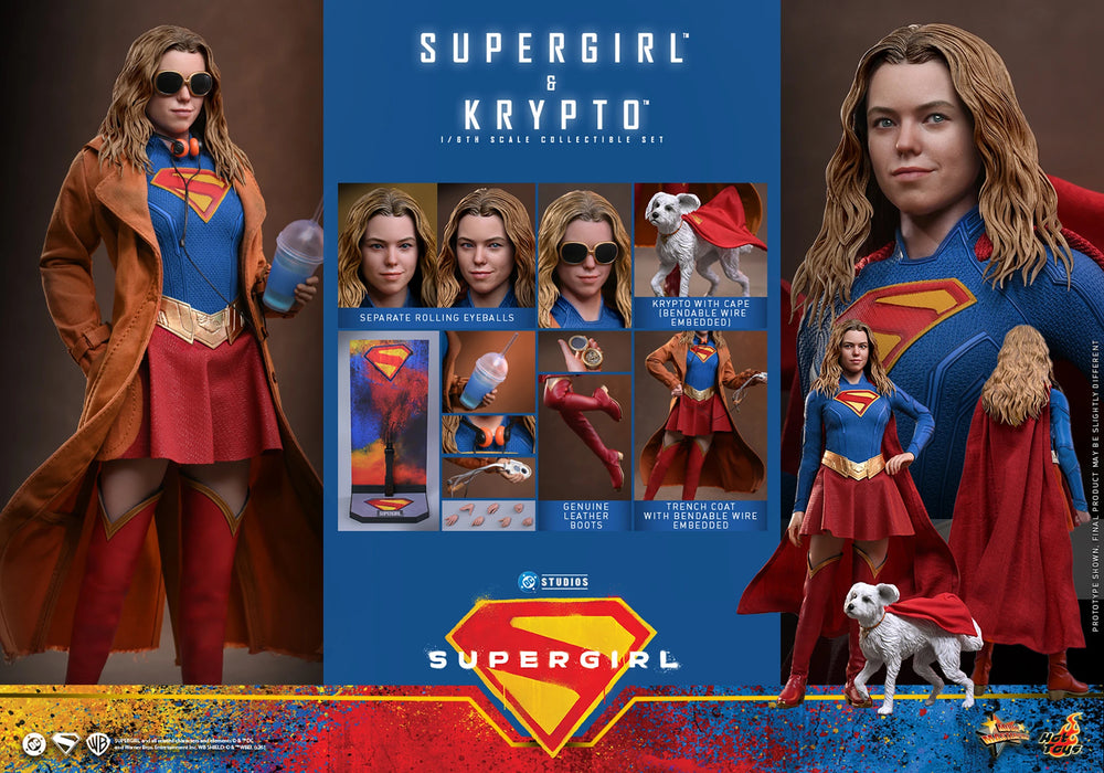 [PREORDER] Supergirl & Krypto MMS869 | Sixth Scale Figure | Hot Toys