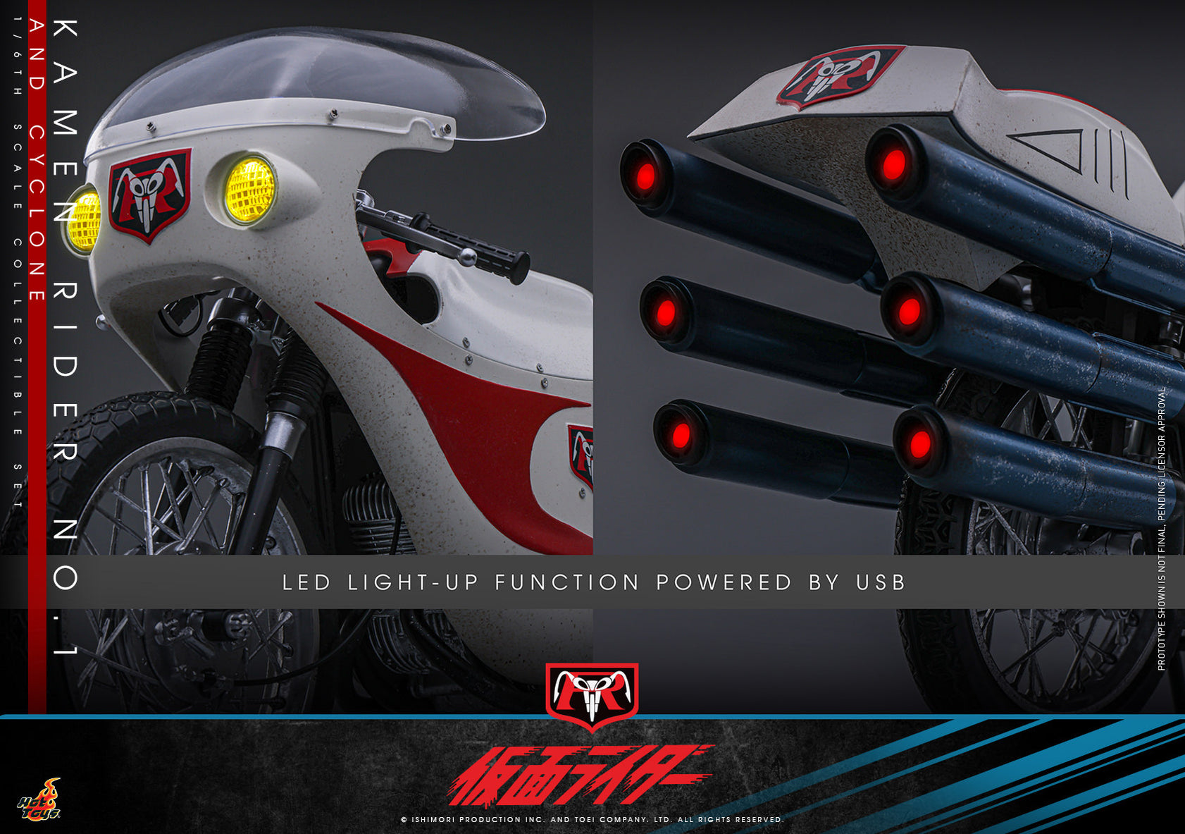 [PREORDER] Kamen Rider No. 1 and Cyclone Sixth Scale Figure Set ...