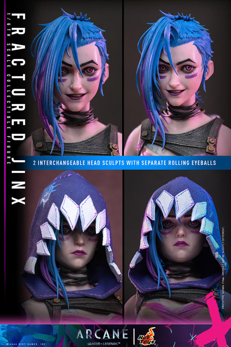 [PREORDER] Fractured Jinx TMS183 | Sixth Scale Figure | Hot Toys