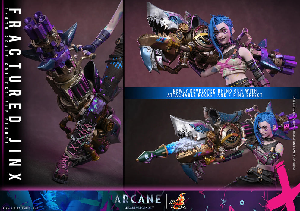 [PREORDER] Fractured Jinx TMS183 | Sixth Scale Figure | Hot Toys